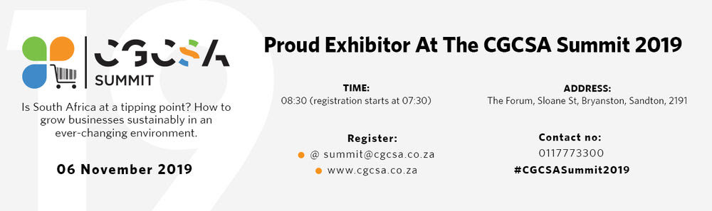 Proud Exhibitor at the CGCSA Summit 2019 Proud Exhibitor at the CGCSA Summit 2019